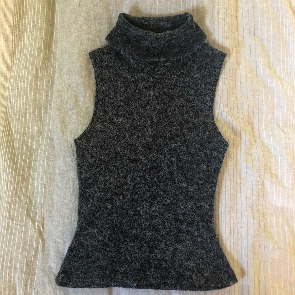 Vintage Fuzzy Turtleneck Tanktop